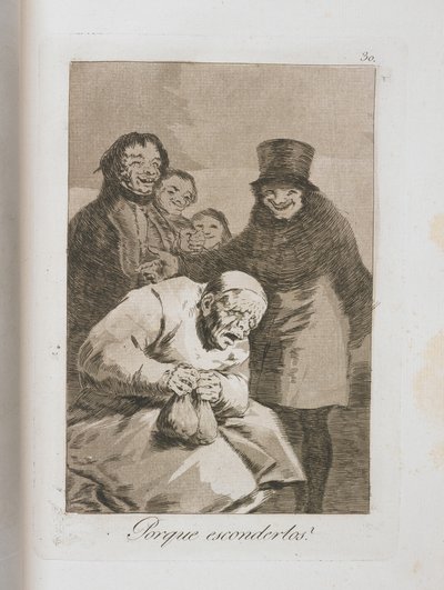 Plate from Los Caprichos by Francisco de Goya